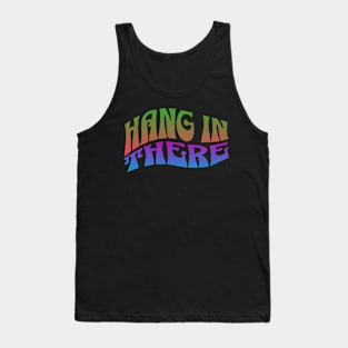 Hang in There Wavy Retro Tank Top